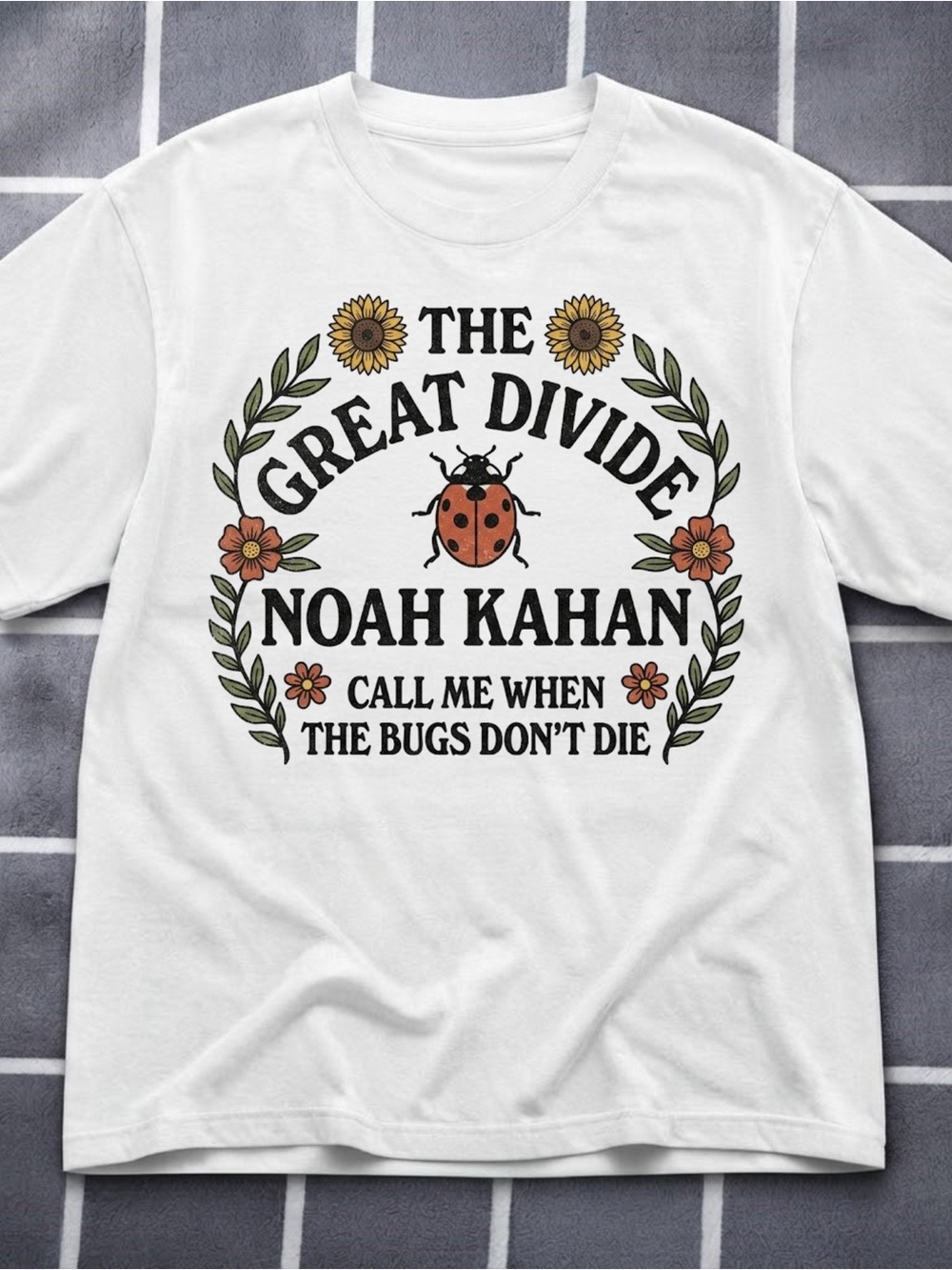 Gildan White Graphic Tee - The Great Divide